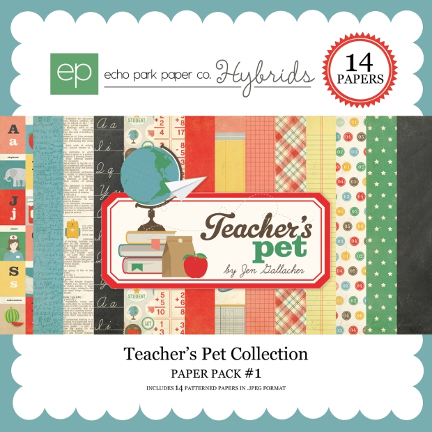 Echo Park Teachers Pet Digital Paper Pack
